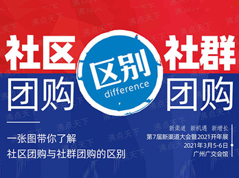 一张图带你了解社区团购与社群团购的区别，赶紧收藏！